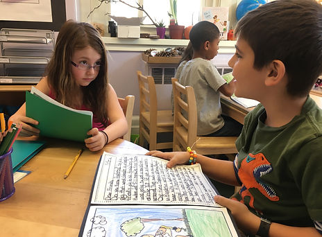 Children publishing their work